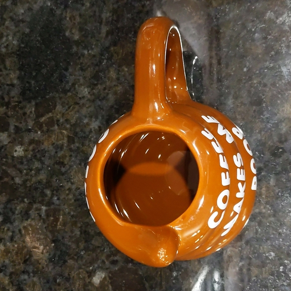 Big Mouth Coffee Makes Me Poop Coffee Mug in the Shape of Poop - Brown - Picture 5 of 7